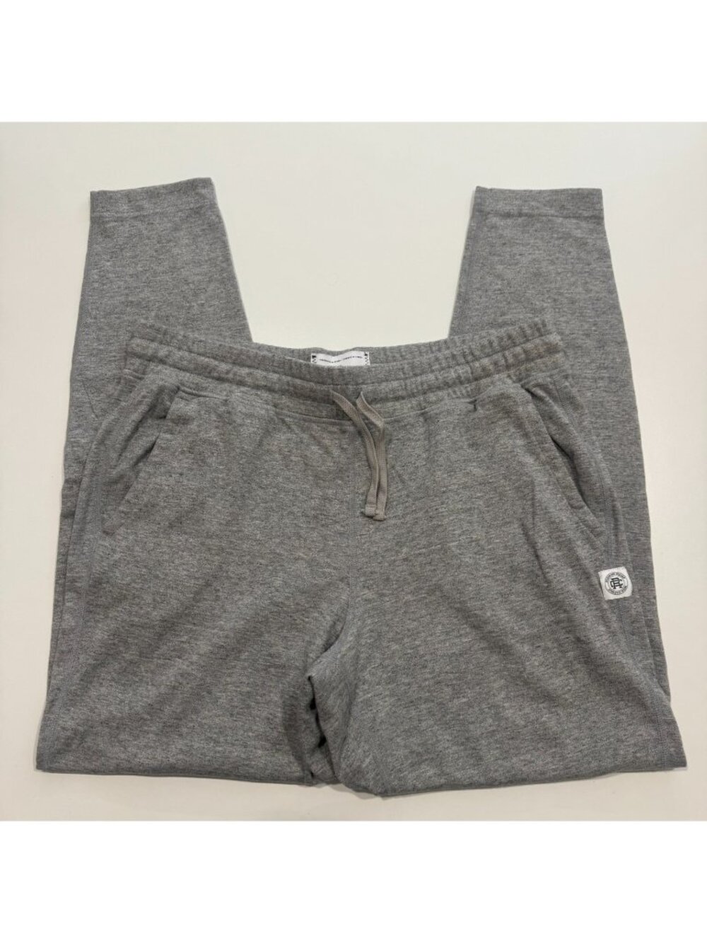 Reigning Champ Mens Lightweight Pull-On Pant Heather Grey Size L